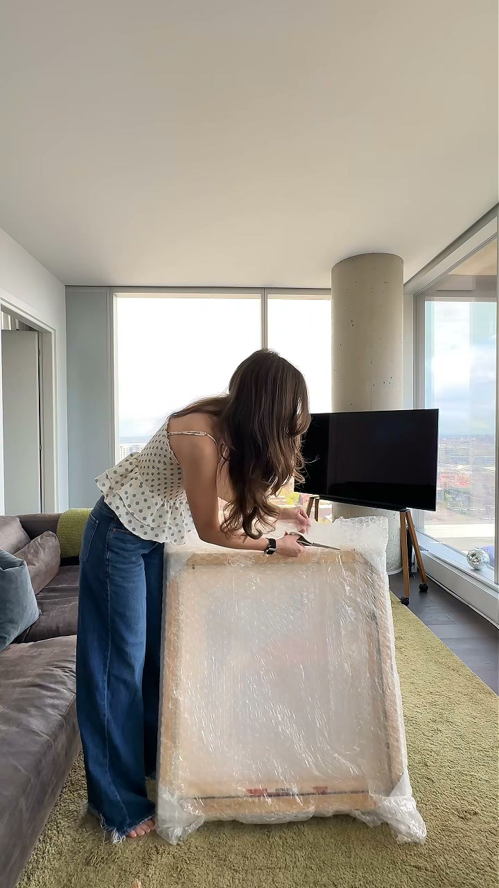 Unbox it. Hang it. Watch every guest ask where you got it.