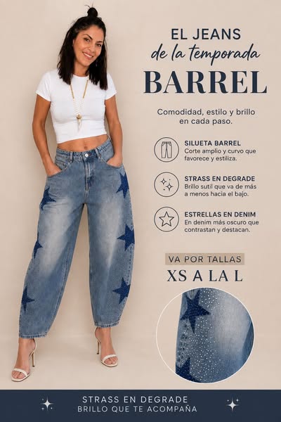 Talla desde la XS hasta la XL