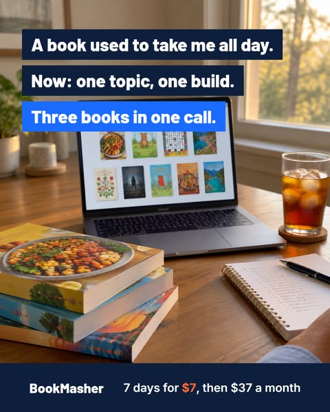 Get a Finished, Illustrated Book From One Topic