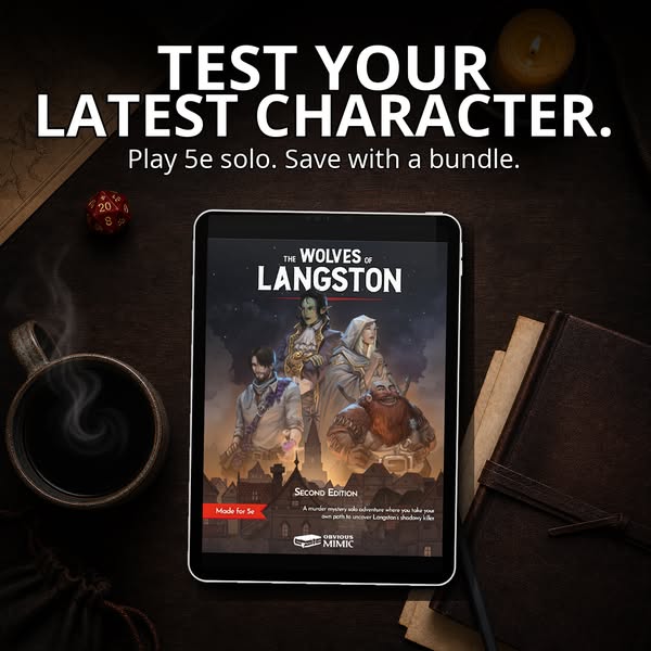 Bundle and Save on 5e Solo Adventures