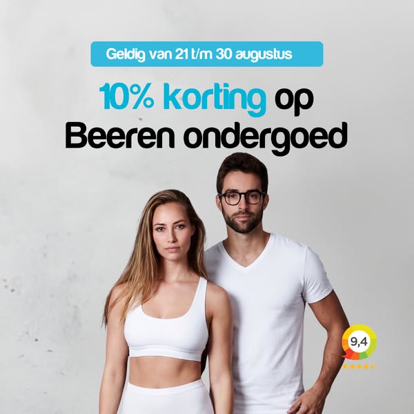 10% korting op alles van Beeren