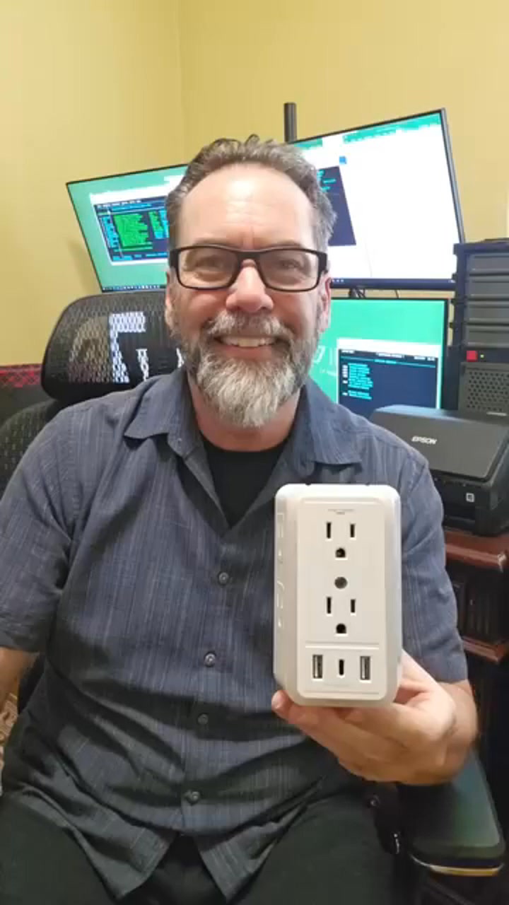 New Surge Protector Power Strip