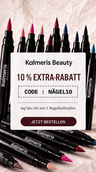 Steig um auf den Nagellack-Stift.