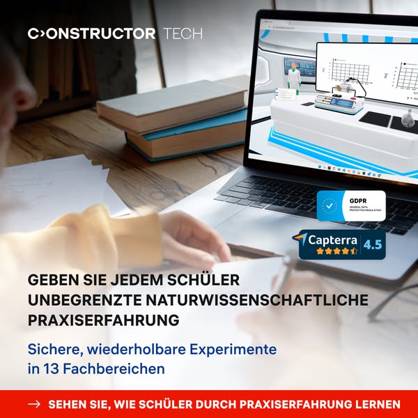 Labore für Biologie, Chemie und Physik – auf jedem Gerät.