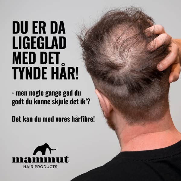 Skjul tyndt hår på få minutter