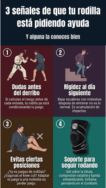 No dejes que una rodilla te frene