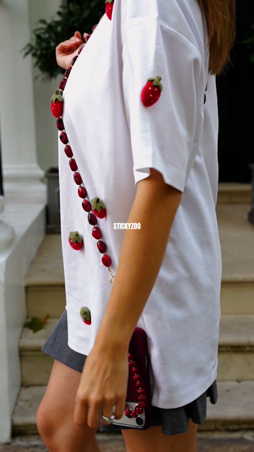 A Strawberry Tee With Raised Details Worth a Closer Look