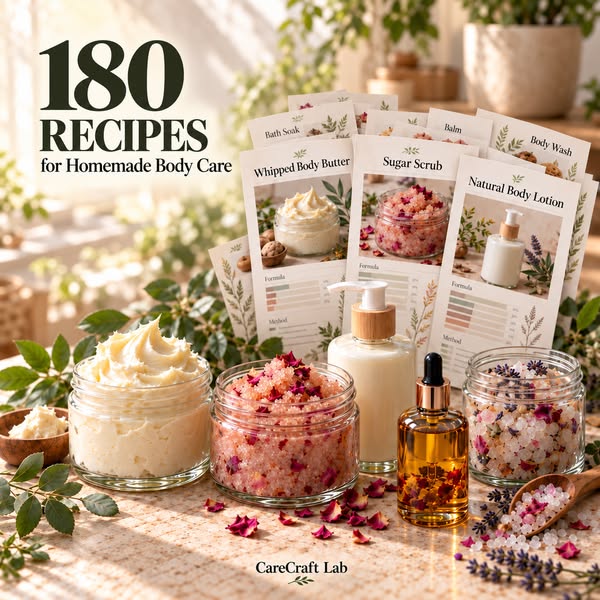 Butters, Oils, Scrubs & More: Made at Home