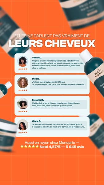 Découvre ta routine cheveux bouclés en 3 étapes !