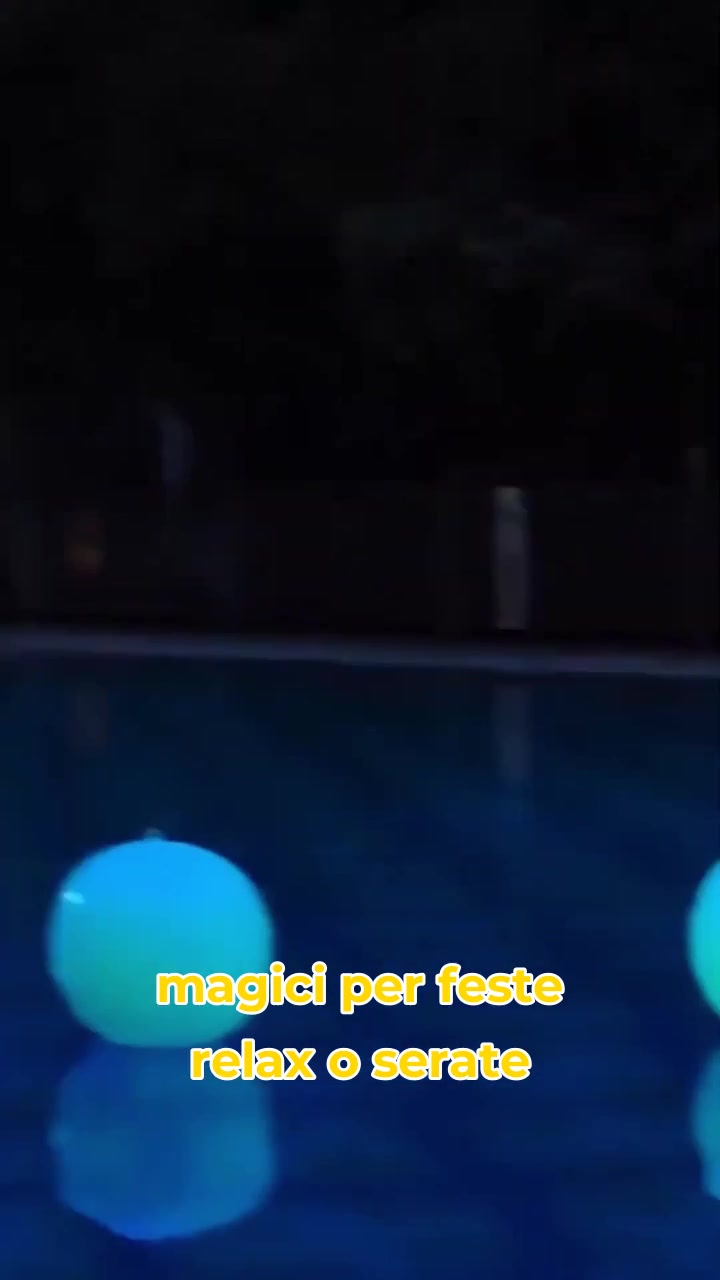 Luce galleggiante per piscina - floatylight