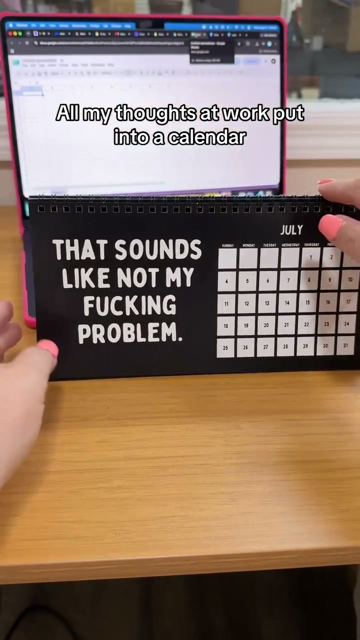 The Work Calendar That Says It All