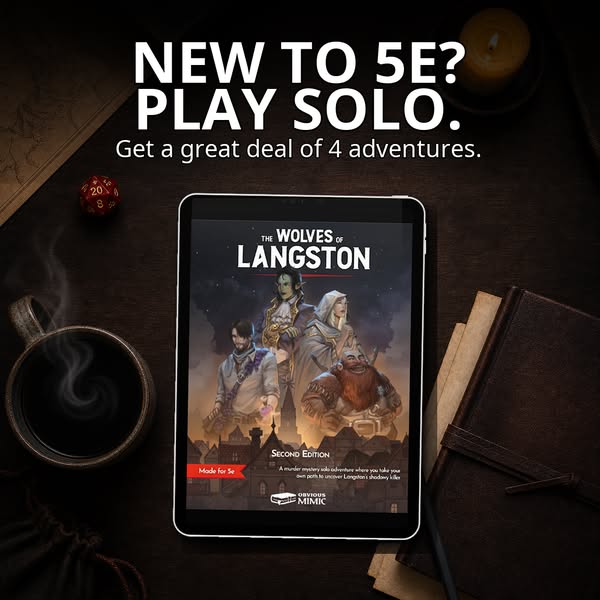 Bundle and Save on 5e Solo Adventures