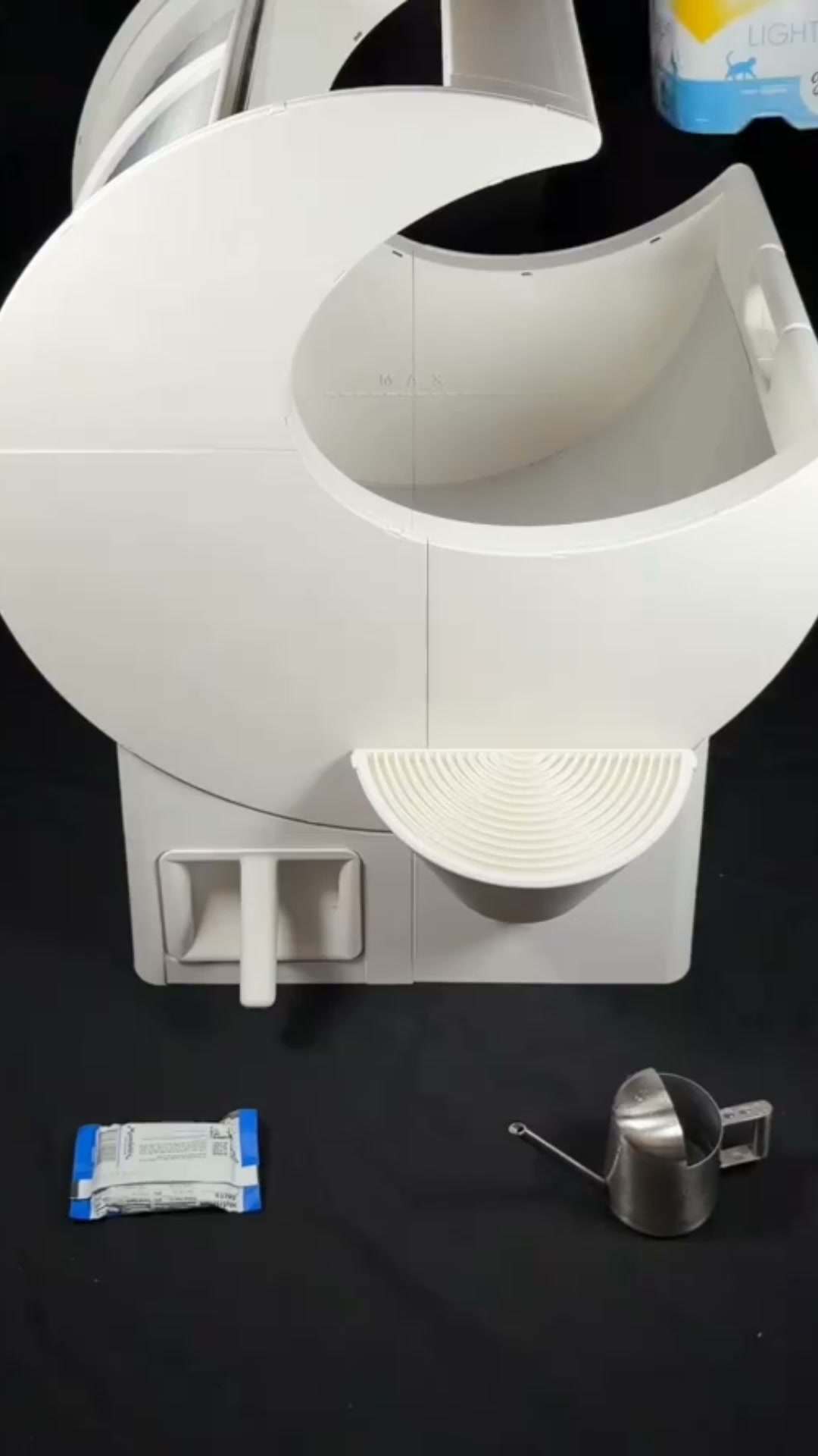 No Scooping, No Electricity! The 5-Second Rotating Litter Box is Here