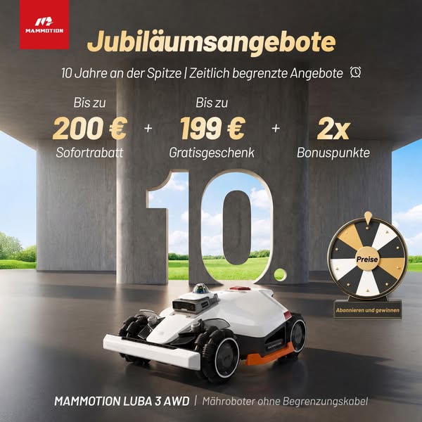 Mammotion 10-jähriges Jubiläum