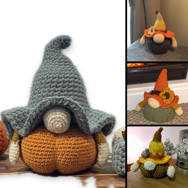 Whimsical Harvest Gnome Crochet Pattern