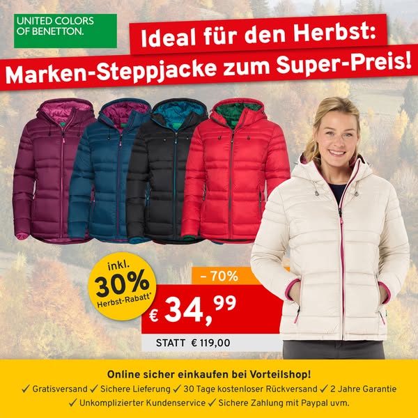 Benetton Steppjacke