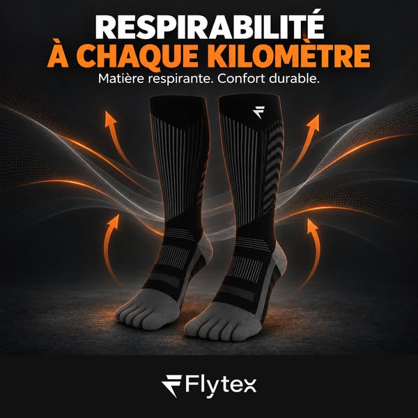 Chaussettes de compression à Orteils