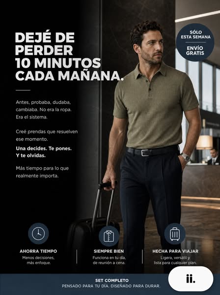 Un polo, todos tus planes: deja de perder 10 minutos cada mañana