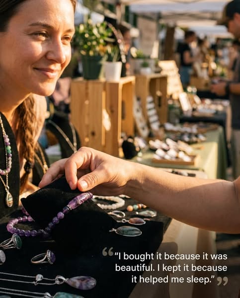My Friend Looked At The Purple Bracelet On My Wrist And Said One Sentence That Changed How I Sleep.