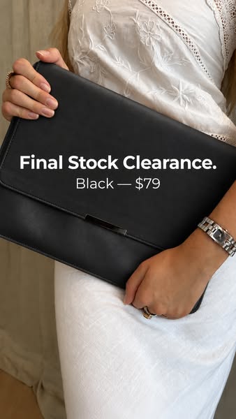 Black. $79. Until it's gone.
