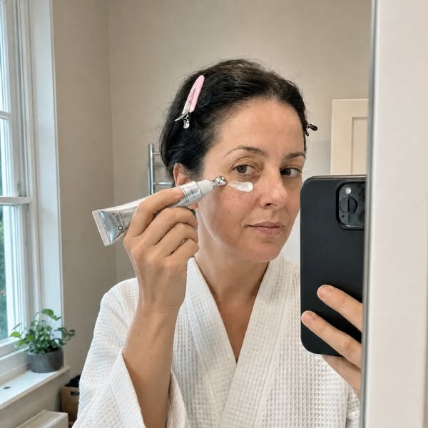 Concealer sits in tired eyes. This doesn't.