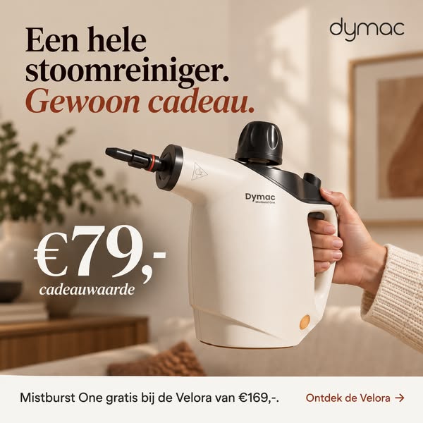 Nu met gratis stoomreiniger