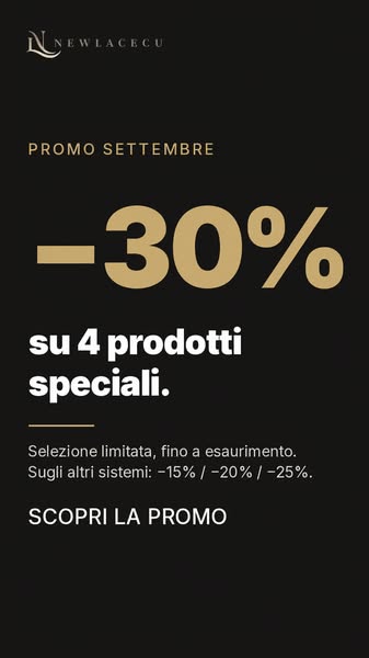La promo finisce il 30 settembre
