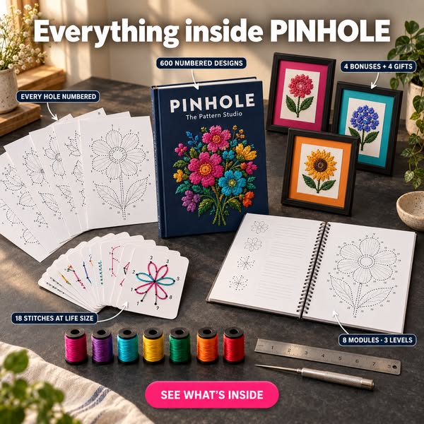 600 numbered designs.