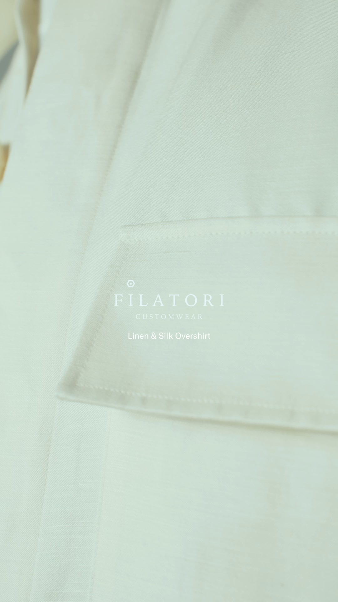 Overshirt crafted from Loro Piana Linen Way