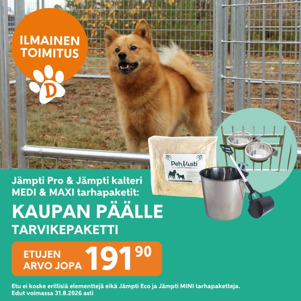 Tilaa omasi jo tänään