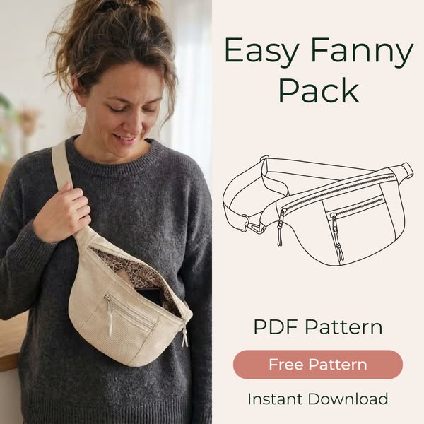 90% Off Fanny Pack Sewing Pattern
