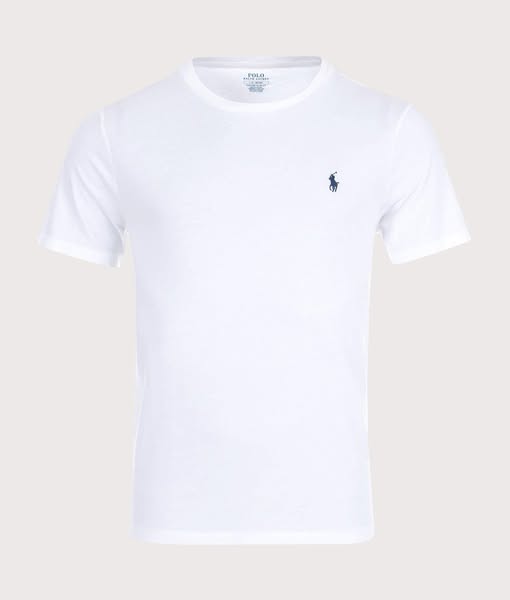 Polo Ralph Lauren Mens Custom Slim Fit T-Shirt - Colour: Core 003 White - Size: XL