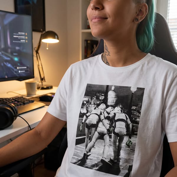Imperial Fighters at Night T-Shirt for Star Wars Fans