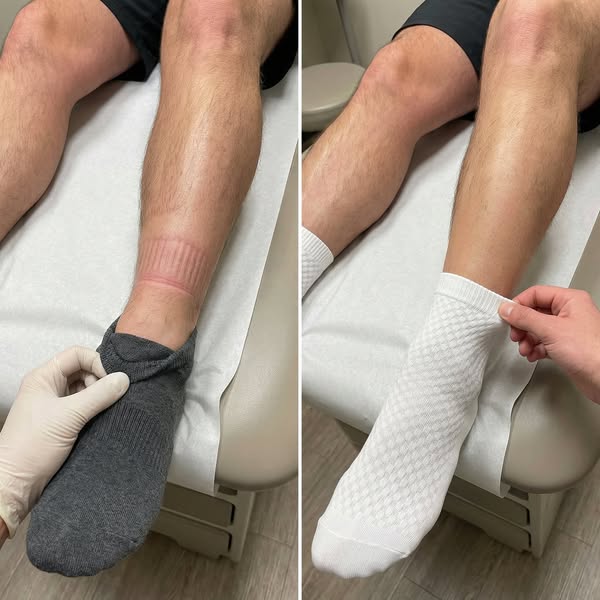 Chaussettes sans compression