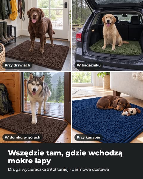 Weekend w górach z psem bez błota w domku
