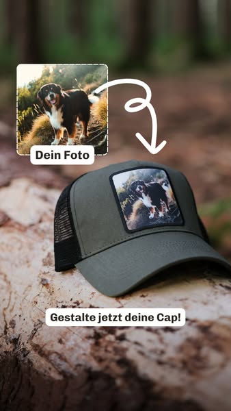 Personalisierte Caps mit deinem Lieblingsfoto