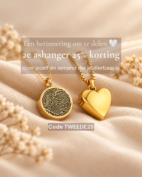 25% korting op je 2e ashanger