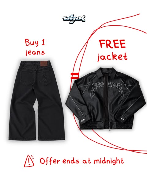 RAW DENIM JEANS [BLACK]