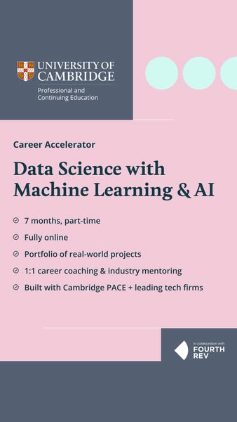 Cambridge PACE | Data Science with Machine Learning & AI