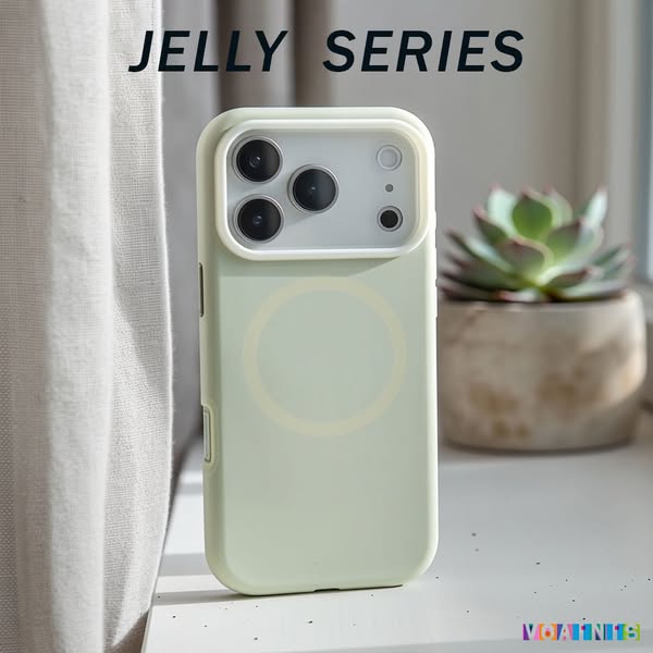 Bean Green | iPhone Jelly Silicone Case