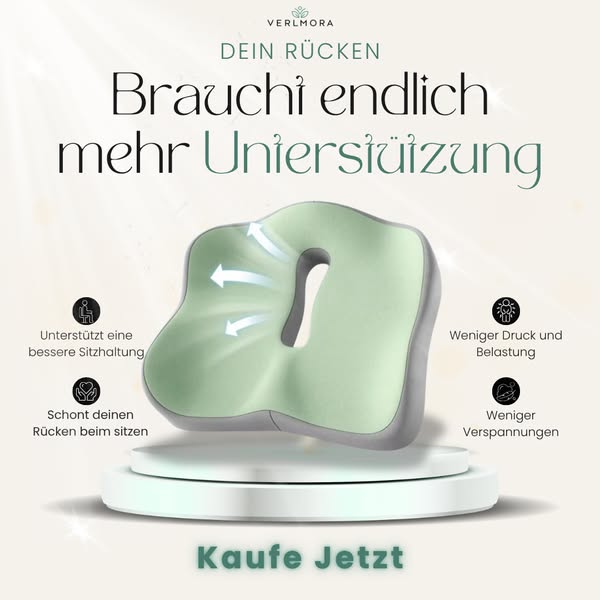 Rückenschmerzen beim Sitzen?