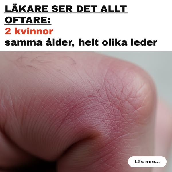 Samma ålder, samma knän, helt olika resultat: beror det på ett enda näringsämne?
