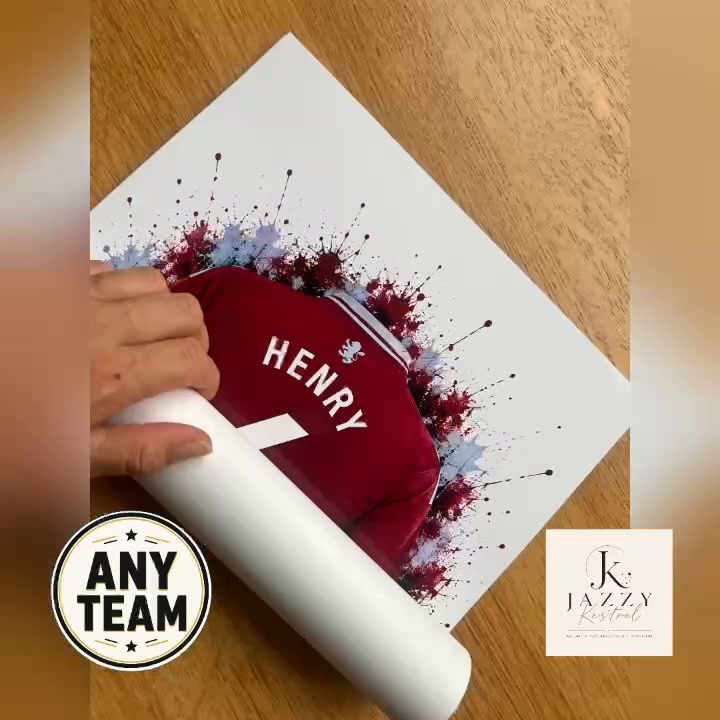 Personalised Football Wall Art