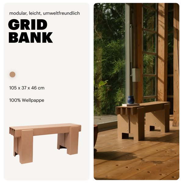 Die Sitzbank für modernes Wohnen.