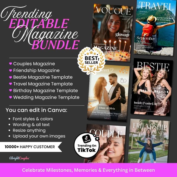 6 Editable Mag Templates – 90% OFF