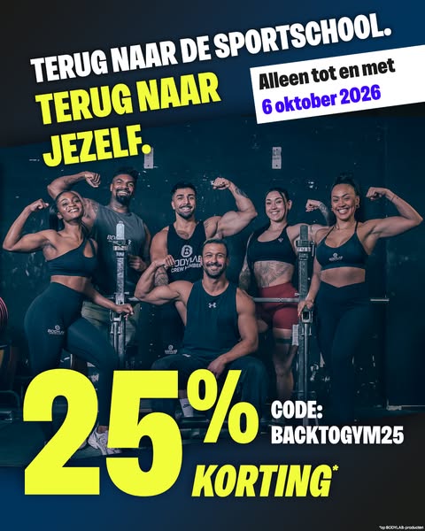 BACK TO GYM. BACK TO YOU.