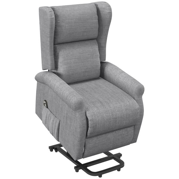 £333.99 • Power Lift Riser Recliner Chair with Remote Control for Elderly - Grey