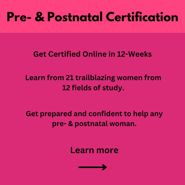 Pre- & Postnatal Coaching Certification