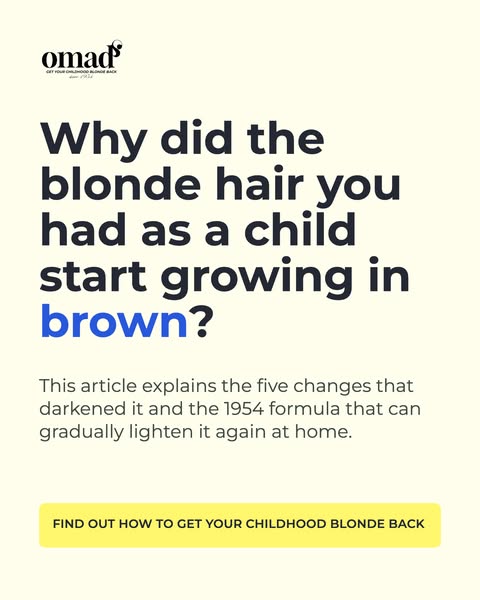 Bring back the blonde you remember