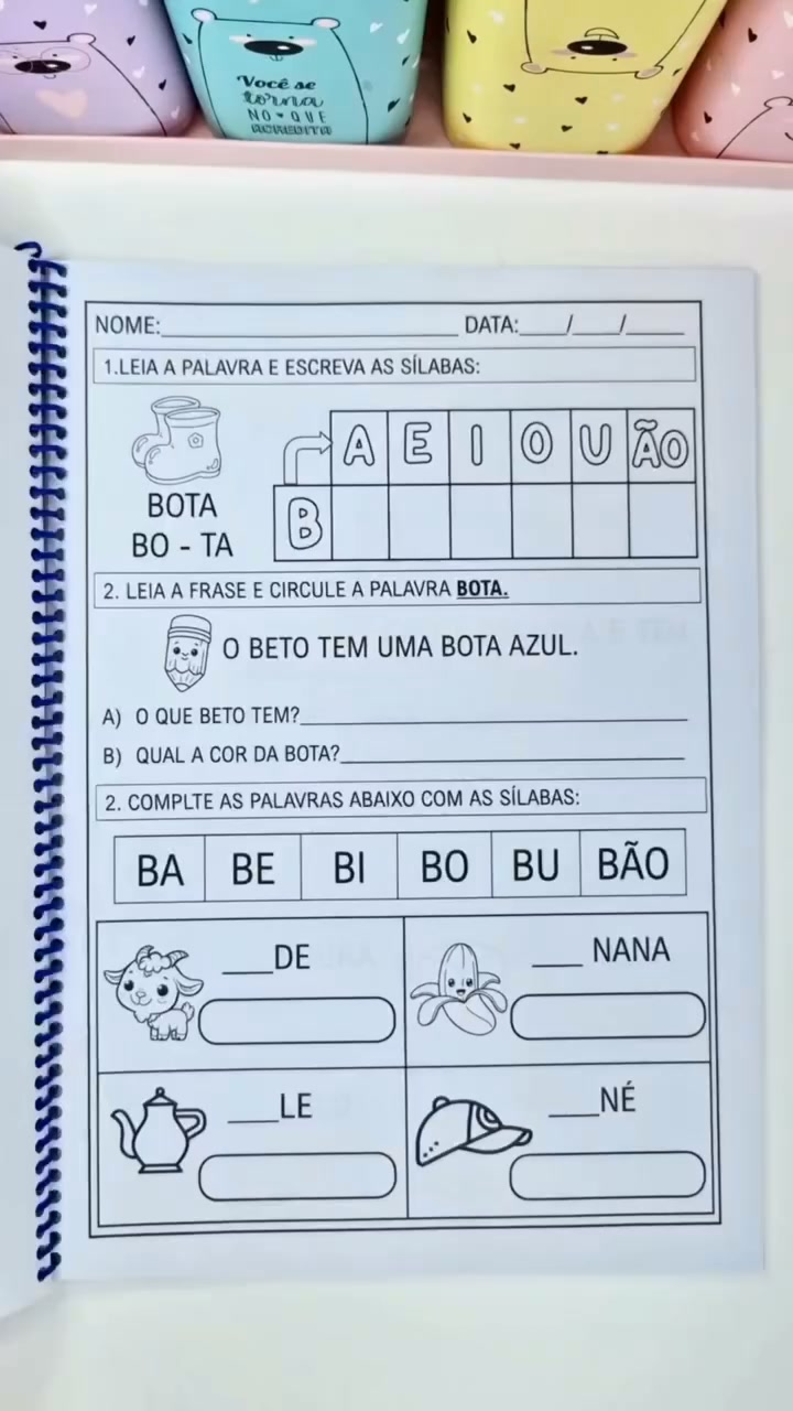 O teu filho não tem falta de foco.